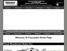 Tablet Screenshot of foucaultrv.com